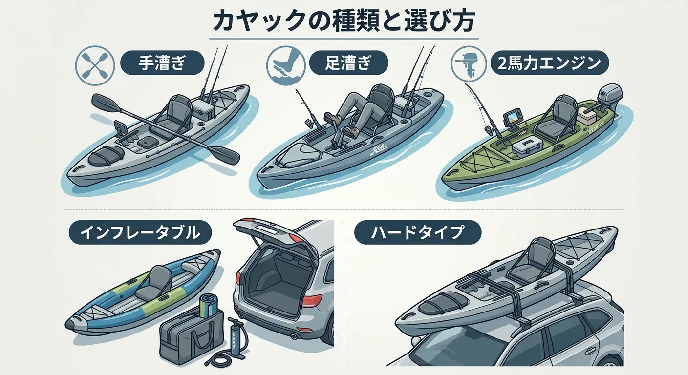 浜名湖でのカヤックの種類と選び方