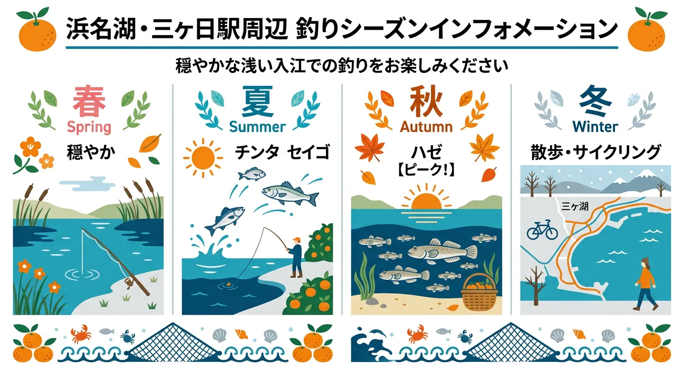 三ヶ日駅周辺のシーズン別攻略ガイド