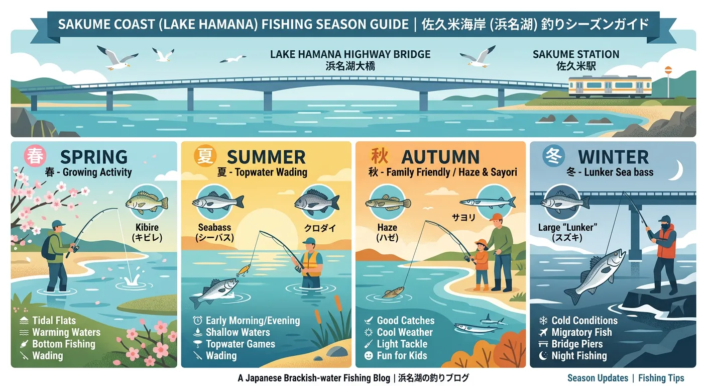 佐久米海岸のシーズン別攻略ガイド