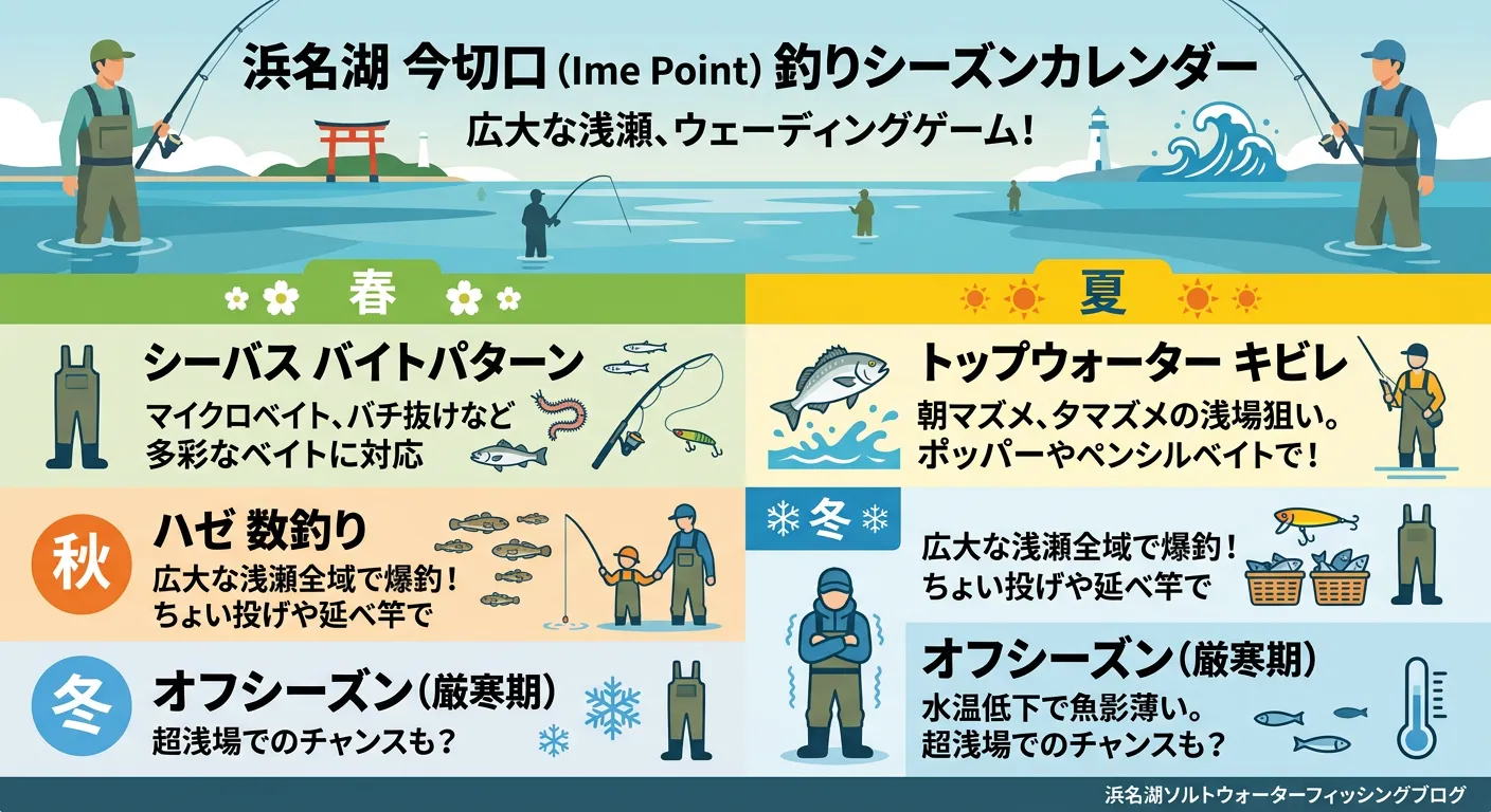 伊目のシーズン別攻略ガイド